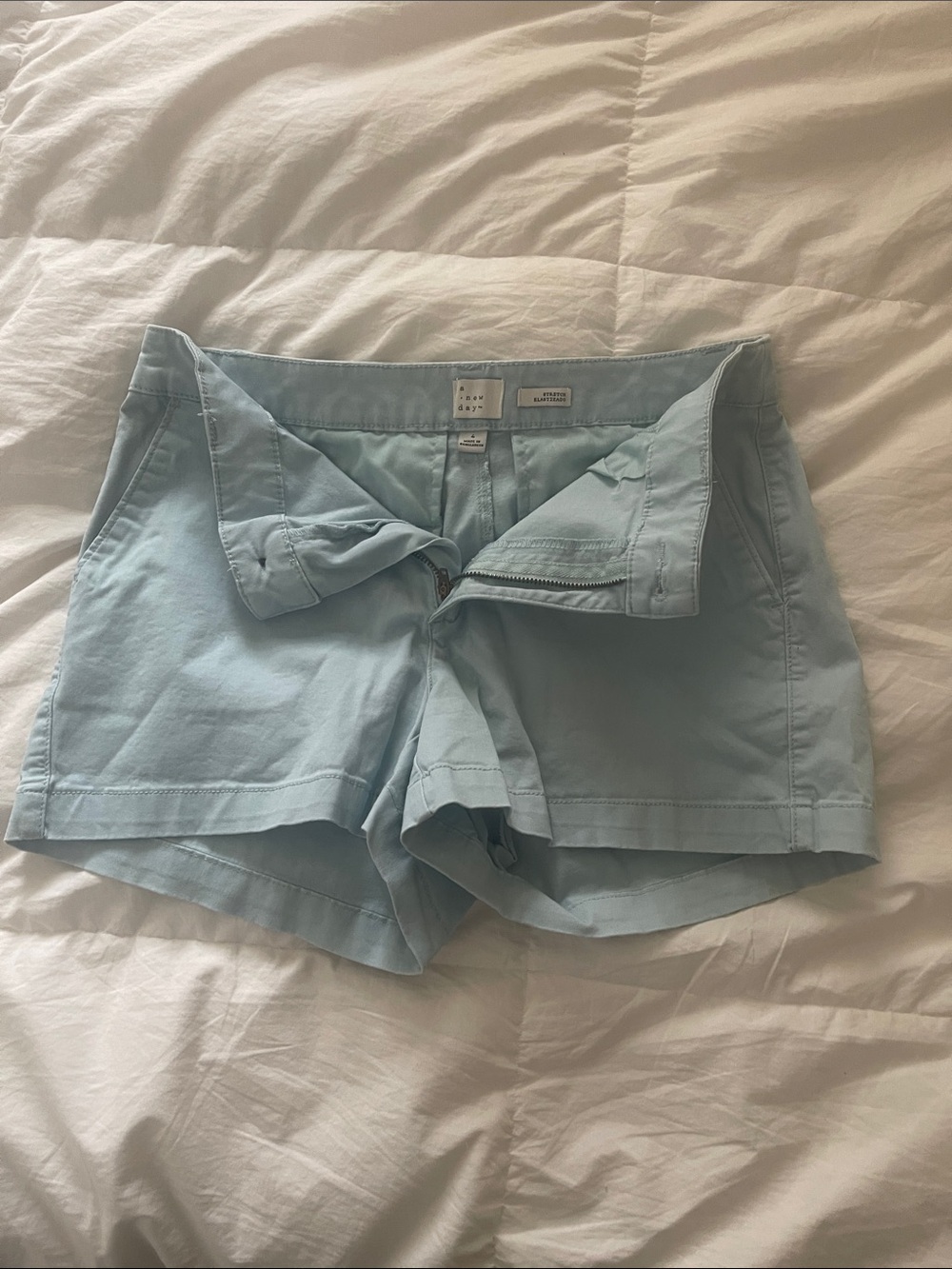 a new day Light Blue Women's Bermuda Shorts